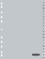 Register A4 A-Z Kunststoff