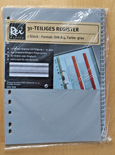 31-teiliges Register 1 - 31