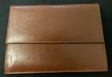 Vintage A4 braun Leder Ordner