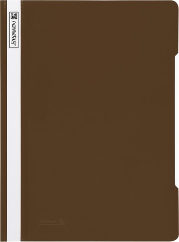 Schnellhefter braun plastik - braun,